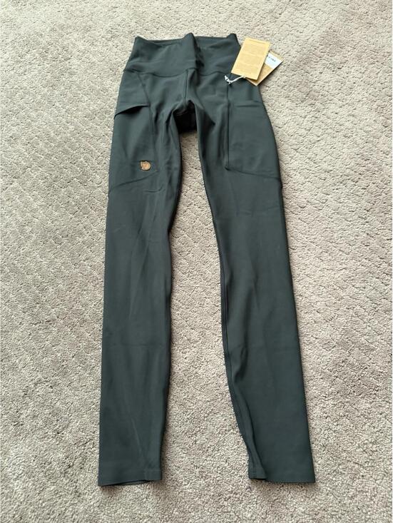 Fjallraven Pants - FJALLRAVEN Abisko Tights Women’s Black Size XS